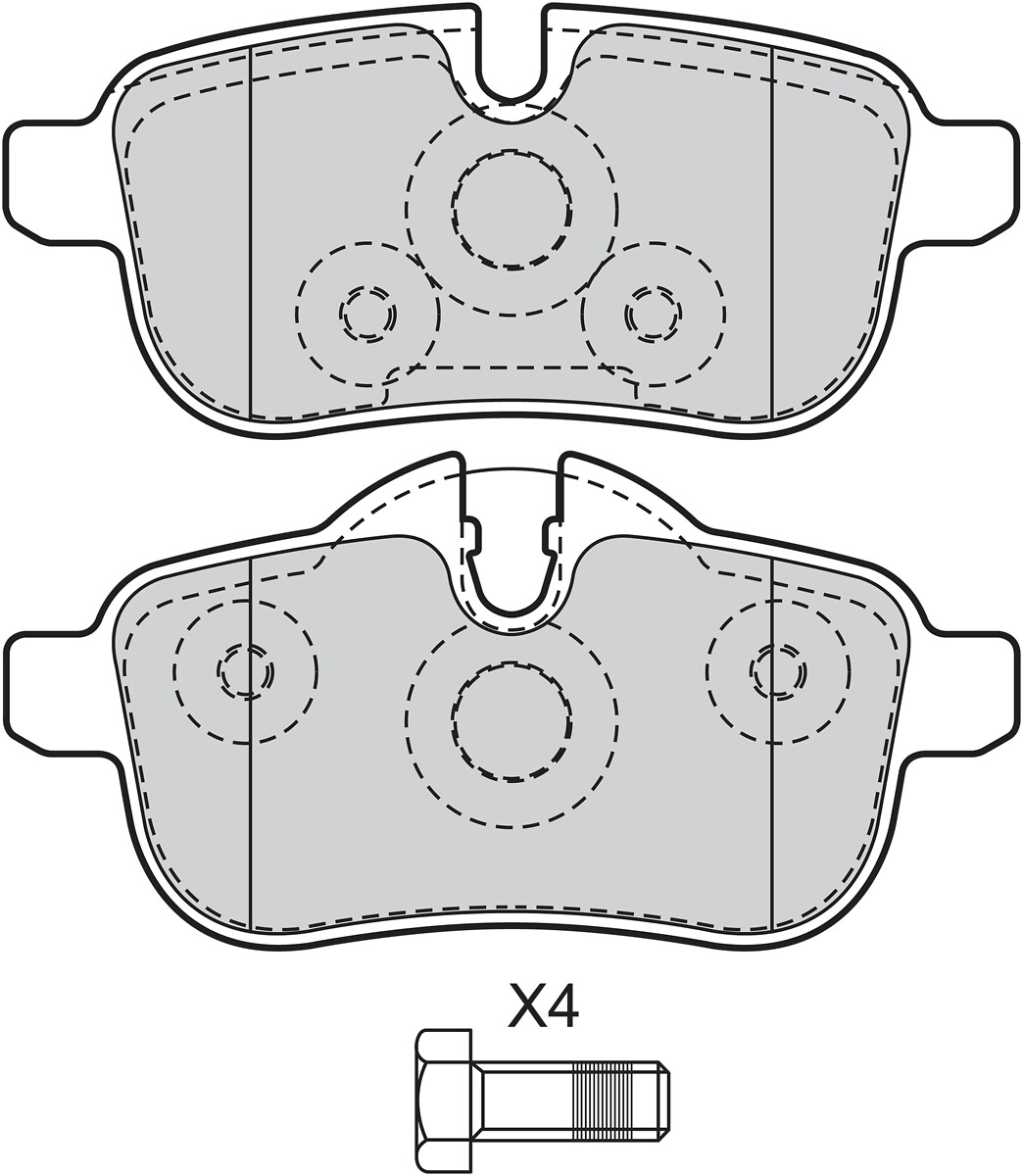 Pastiglie freno VALEO 601534
